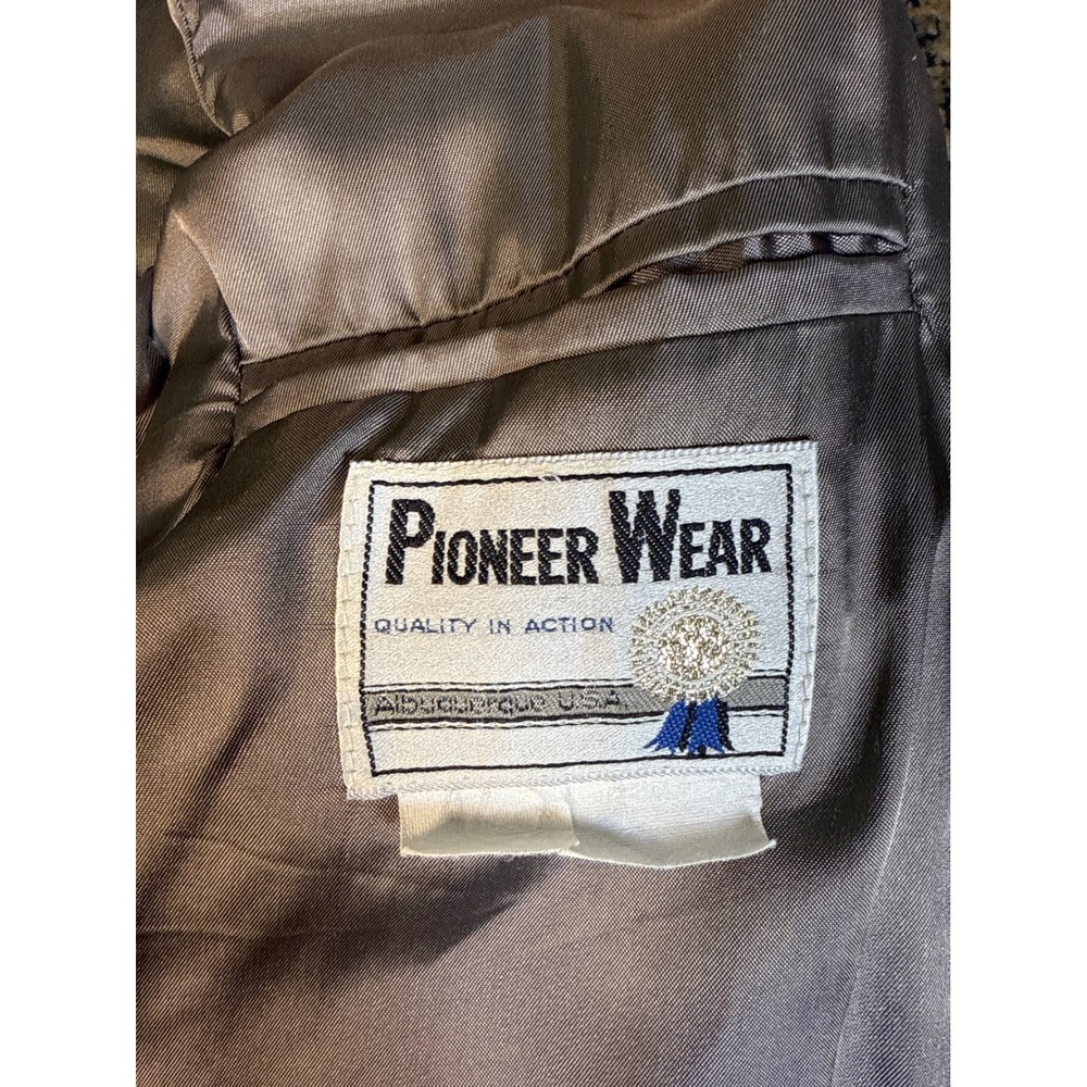 Pioneer Wear Vintage Gray Corduroy Western Blazer Sport Coat Mens 38 Regular - Picture 5 of 6